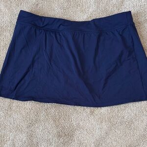 Lands' End Women's Navy Swim Skirt